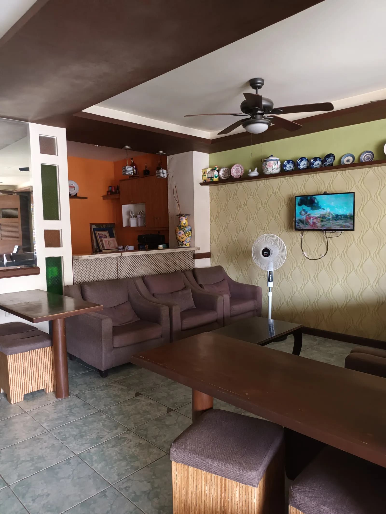 Cozy guest lounge and common area